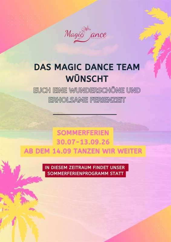 Sommerferien 30.07. - 13.09.26
